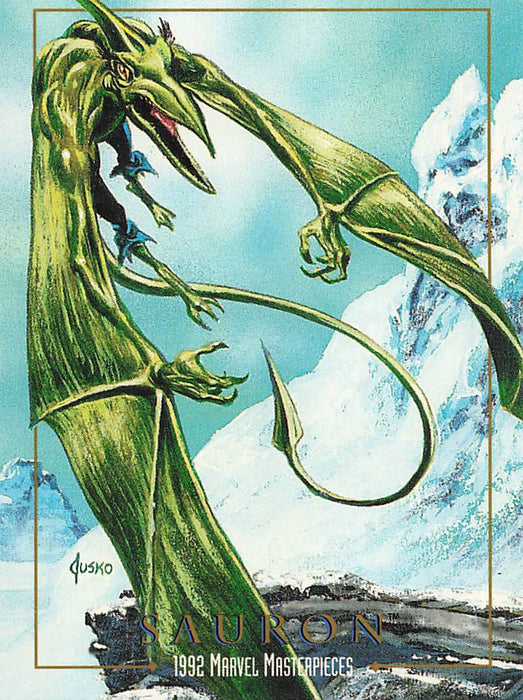 1992 SkyBox Marvel Masterpieces #76 Sauron