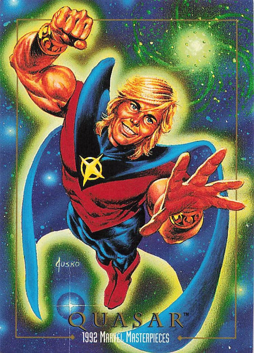 1992 SkyBox Marvel Masterpieces #72 Quasar