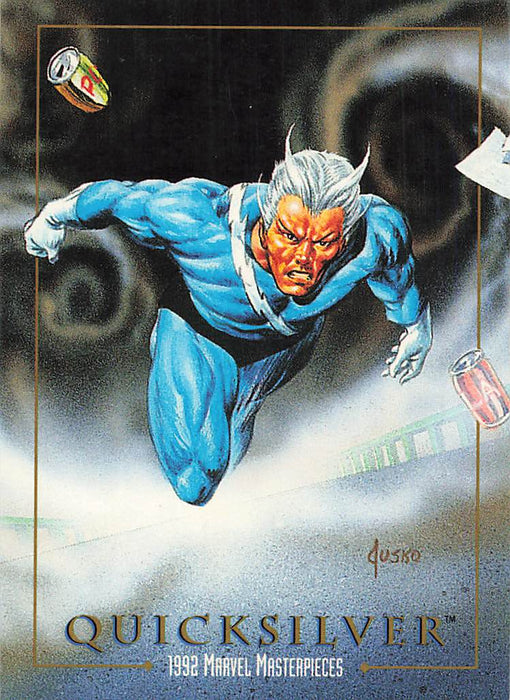 1992 SkyBox Marvel Masterpieces #71 Quicksilver