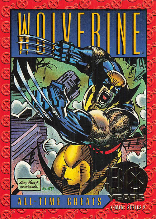 1993 SkyBox Uncanny X-Men Series II Gold Foil #G9 Wolverine