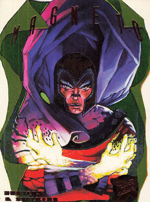 1995 Fleer Ultra X-Men Hunters and Stalkers Gold #8 Magneto