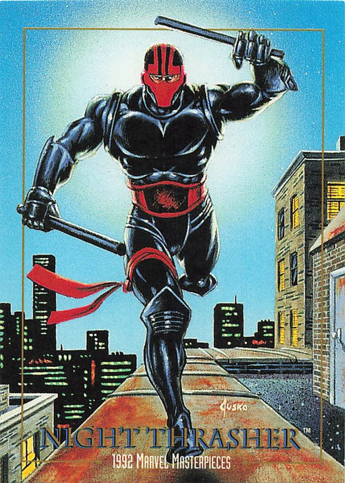 1992 SkyBox Marvel Masterpieces #63 Night Thrasher