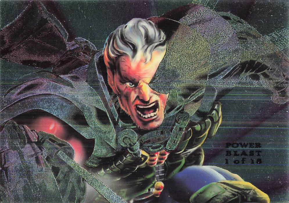 1995 Flair Marvel Annual PowerBlast #1 Cable
