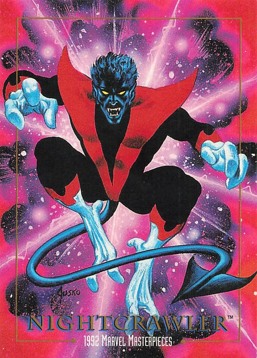 1992 SkyBox Marvel Masterpieces #62 Nightcrawler
