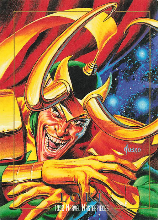 1992 SkyBox Marvel Masterpieces #50 Loki