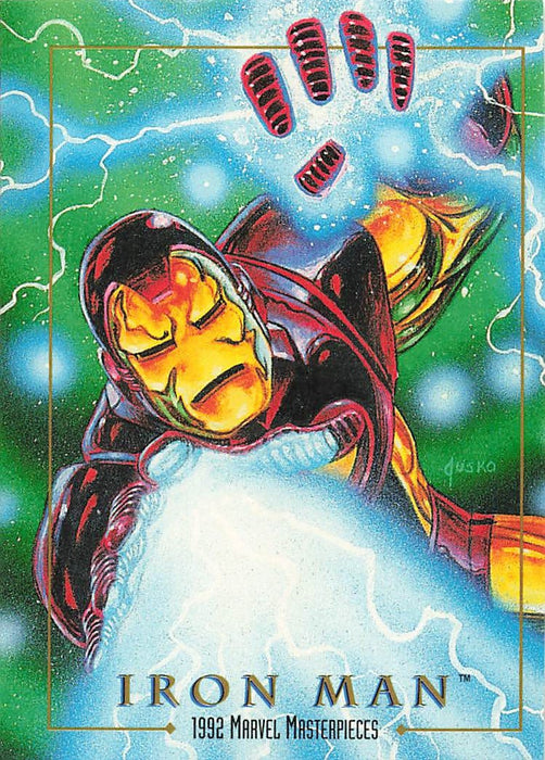 1992 SkyBox Marvel Masterpieces #38 Iron Man