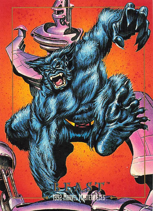 1992 SkyBox Marvel Masterpieces #7 Beast