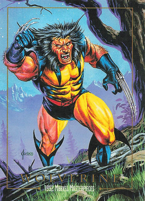 1992 SkyBox Marvel Masterpieces #94 Wolverine