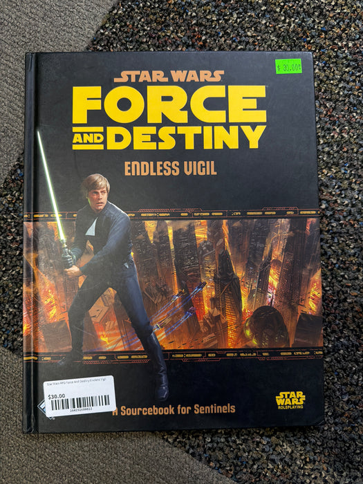 Star Wars RPG Force And Destiny Endless Vigil