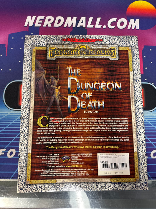 Advanced Dungeons & Dragons Forgotten Realms SC The Dungeon of Death TSR11622