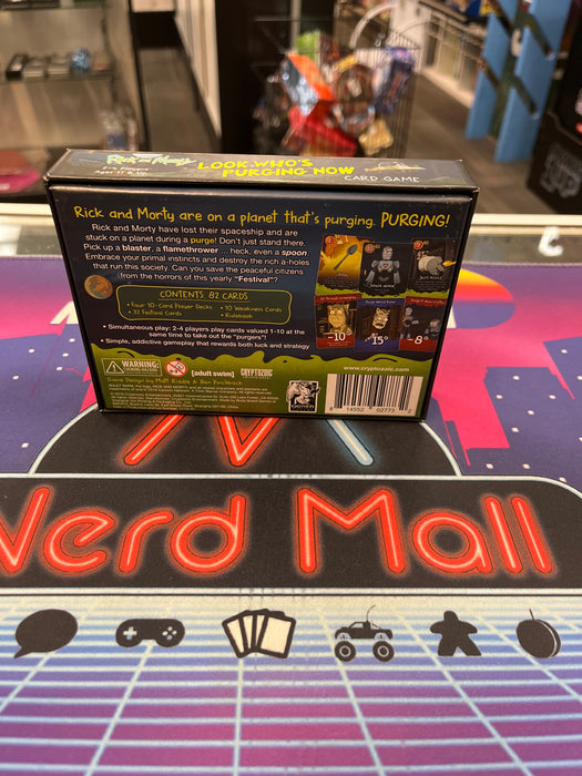 Rick and Morty Look Who's Purging Now Card Game