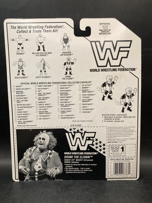 Hasbro WWF Doink Purple Card