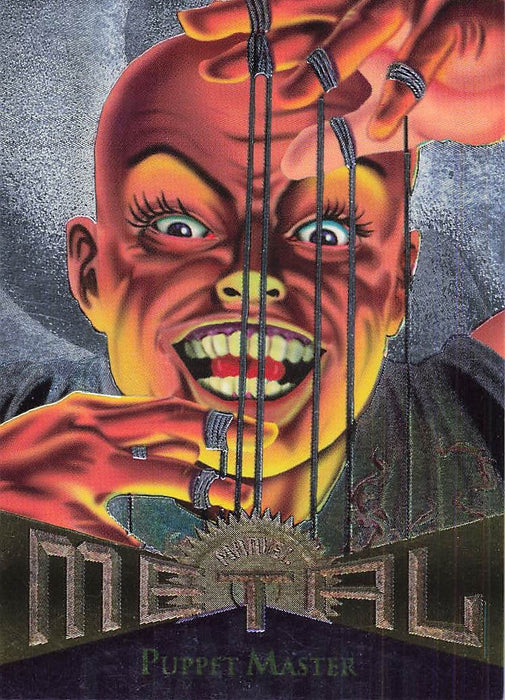 1995 Fleer Metal Marvel Silver Flasher #38 Puppet Master