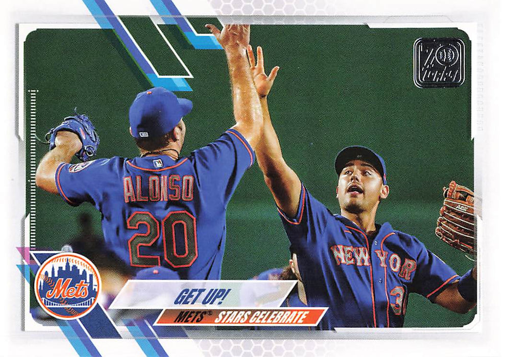 2021 Topps #210 Get Up!/Pete Alonso/Michael Conforto