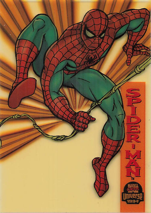 1994 Fleer Marvel Universe V Suspended Animation #6 Spider-Man