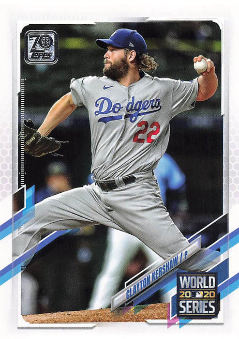 2021 Topps #179 Clayton Kershaw WSH