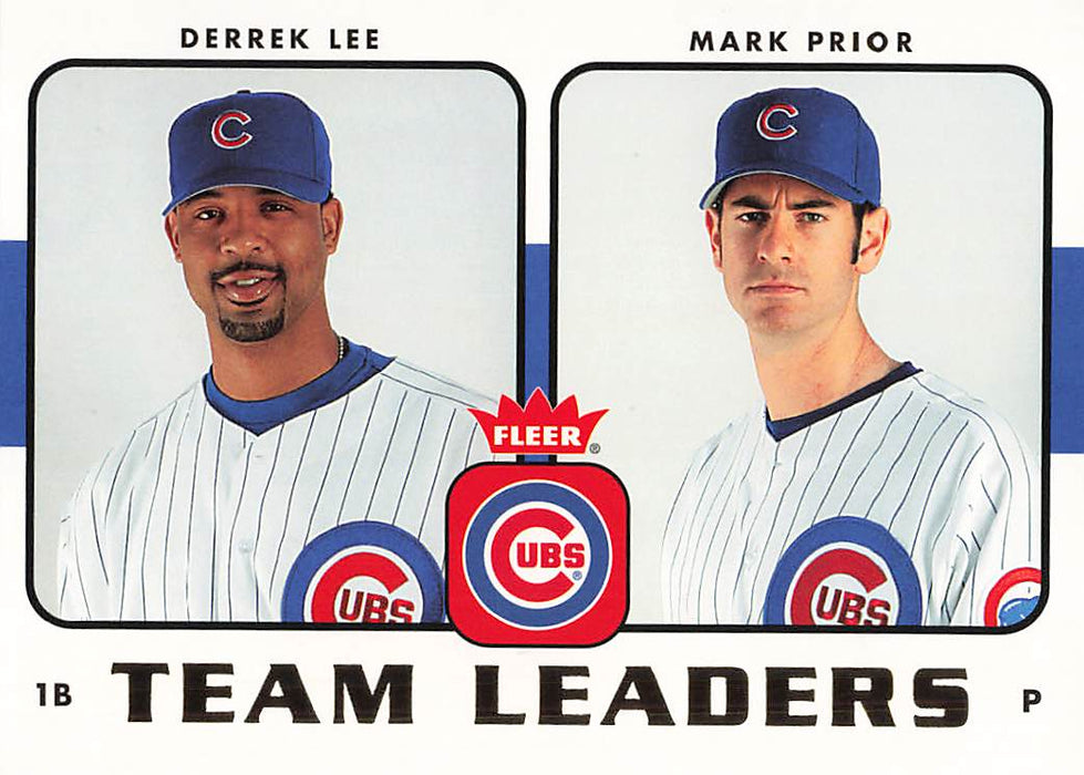 2006 Fleer Team Leaders #TL5 Derrek Lee/Mark Prior