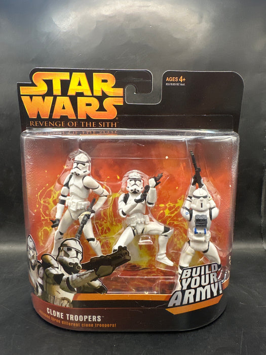 Star Wars Revenge of the Sith Clone Troopers 3 Pack Build Your Army