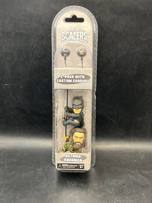 NECA Scalers Batman & Aquaman 2-Pack w/ earbuds