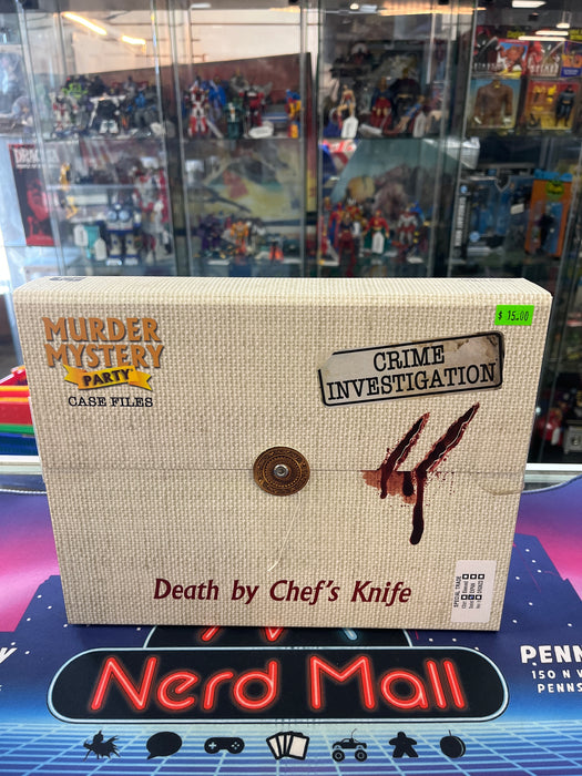 Murder Mystery Party Death by Chef's Knife (Sealed)