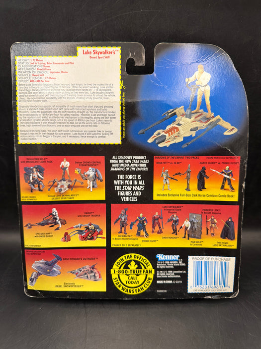 Star Wars Deluxe Luke Skywalker w/ Desert Sport Skiff