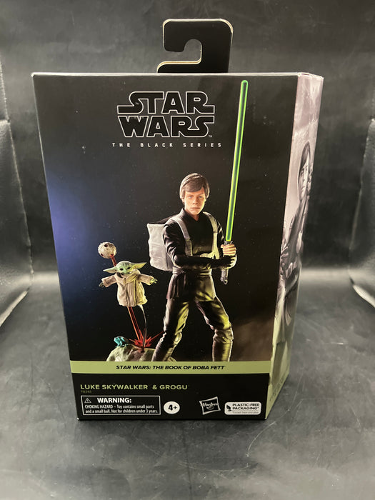 Star Wars The Black Series Luke Skywalker and Grogu Action Figure Set