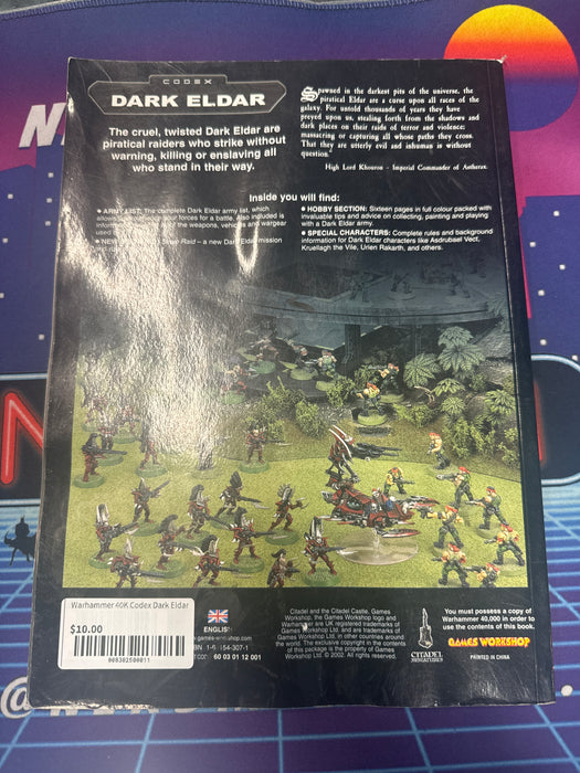 Warhammer 40K Codex Dark Eldar