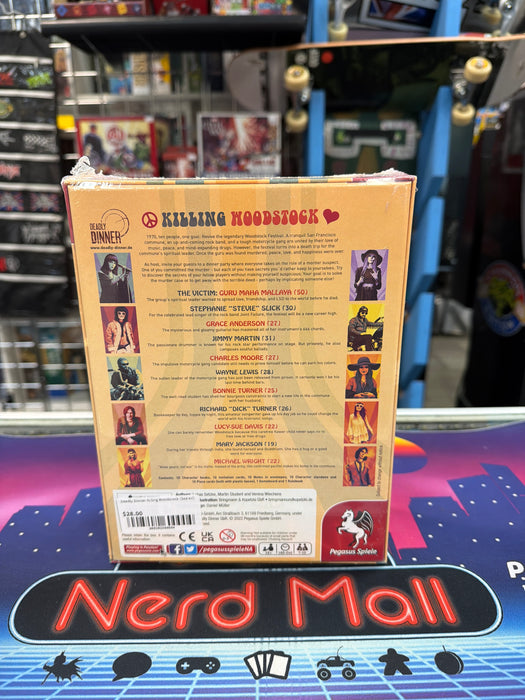 Deadly Dinner Killing Woodstock (Sealed)