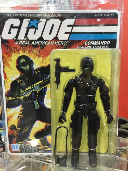 GI Joe Snake-Eyes Jumbo - signed by Larry Hama