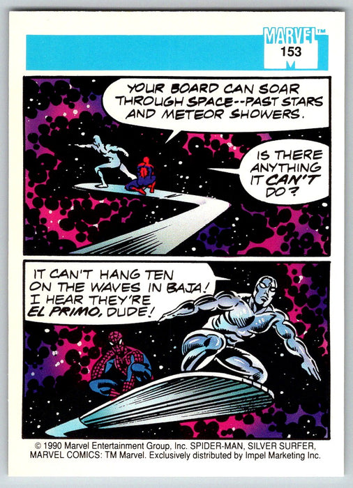 1990 Impel Marvel Universe I #153 Silver Surfer