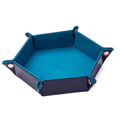 Velvet and PU Leather Dice Trays