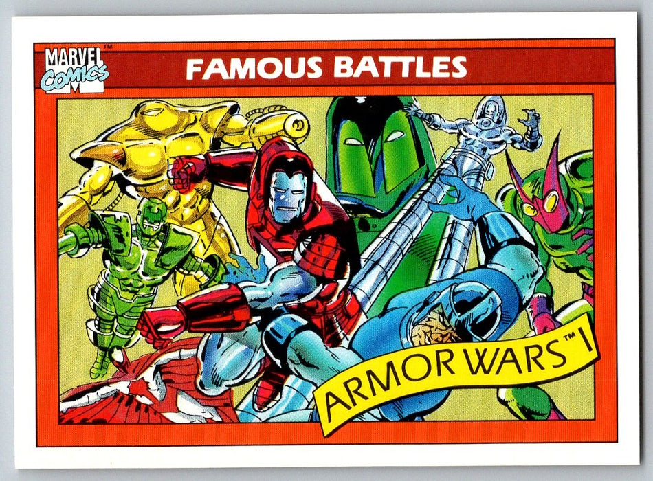 1990 Impel Marvel Universe I #108 Armor Wars I