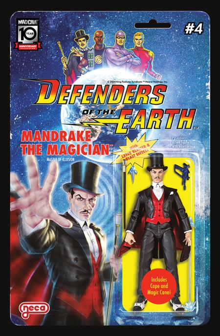 Defenders Of The Earth #4 (Of 8) Cvr B Djordje Djokovic Action Figure Var