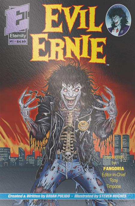 Evil Ernie #1 35Th Anniversary Facsimile Edition Cvr E Eric Mache Metal Premium Var