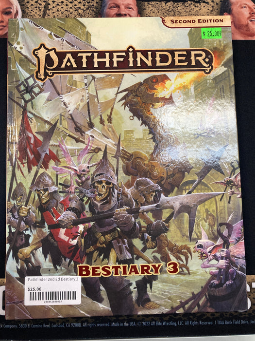 Pathfinder 2nd Ed Bestiary 3
