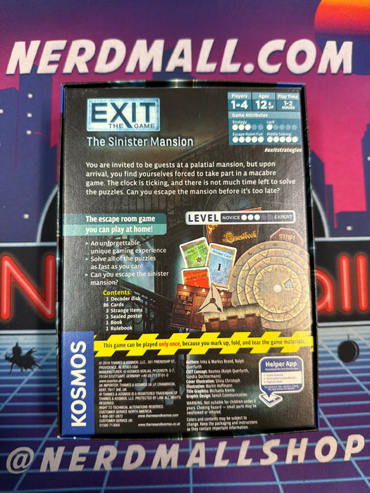 Exit The Sinister Mansion