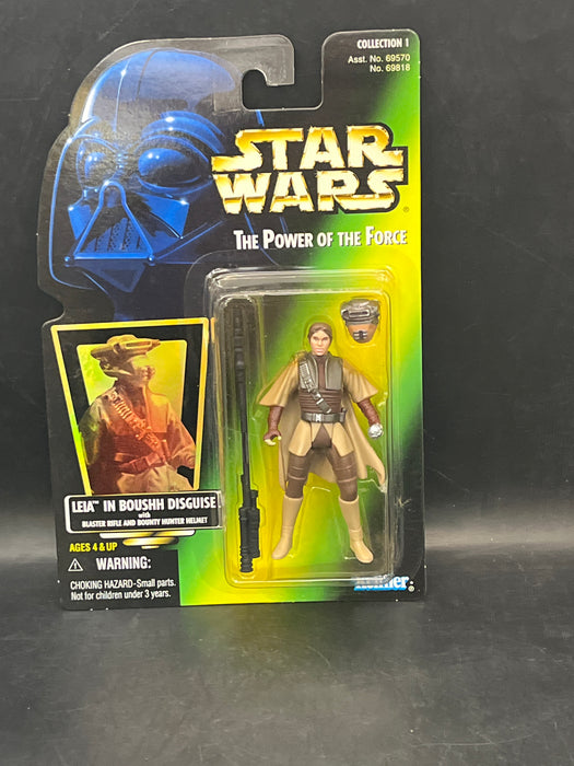 Star Wars POTF Leia in Boushh Disguise with Blaster Rifle & Bounty Hunter Helmet