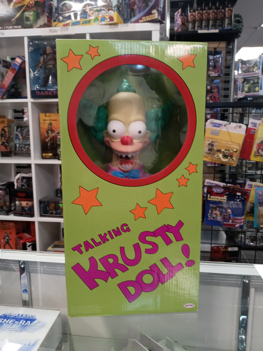 The Simpsons Krusty the Clown Talking Plush Doll