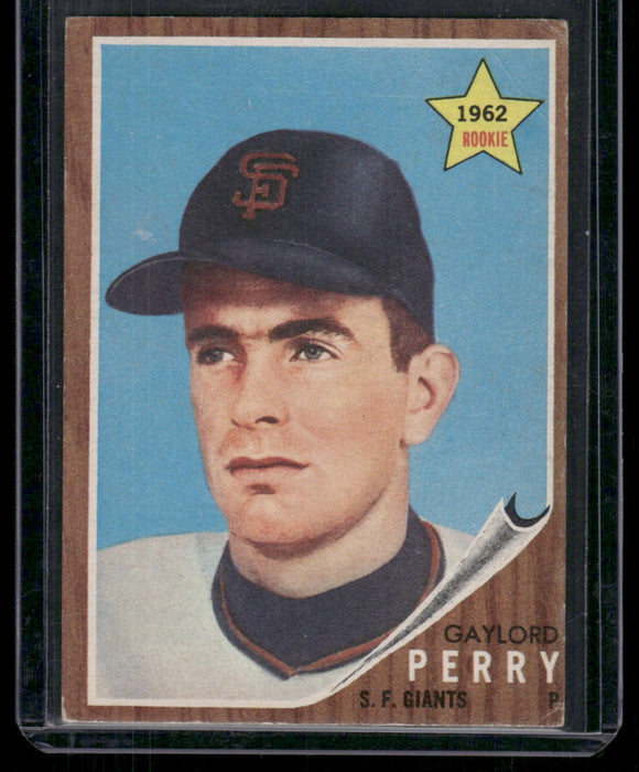 1962 Topps #199 Gaylord Perry