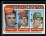 1969 Topps #597 American League 1969 Rookie Stars (Floyd / Burchart / Fingers)