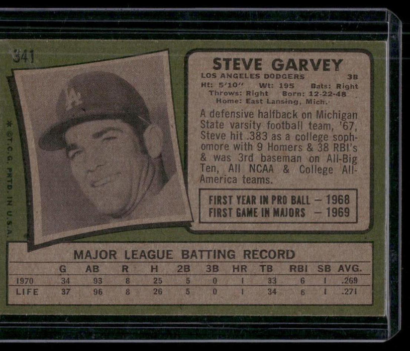 1971 Topps #341 Steve Garvey