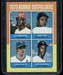 1975 Topps #622 Rookie Outfielders (Armbrister / Lynn / Poquette / Whitfield)