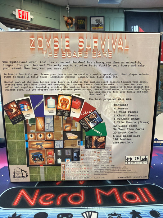 Zombie Survival The Board Game