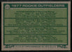 1977 Topps #473 Rookie Outfielders (Dawson / Richards / Scott / Walling)