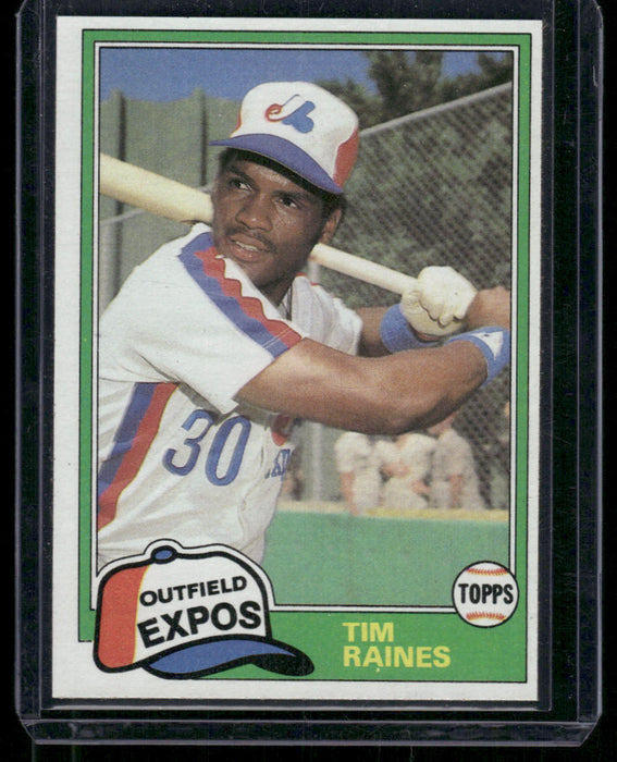 1981 Topps Traded #816 Tim Raines