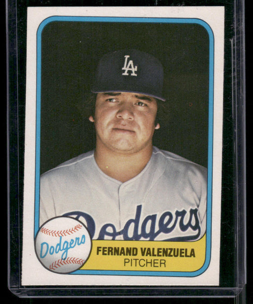 1981 Fleer #140 Fernando Valenzuela