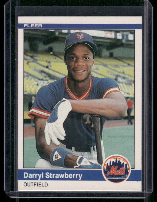 1984 Fleer #599 Darryl Strawberry