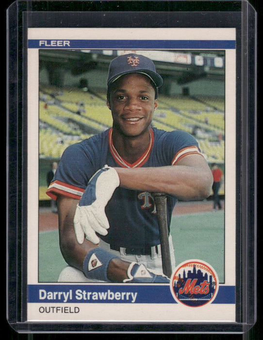 1984 Fleer #599 Darryl Strawberry