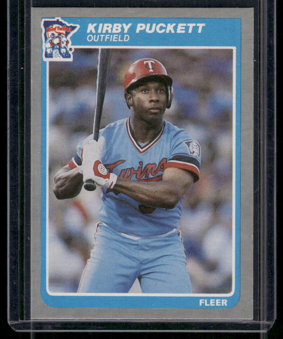 1985 Fleer #286 Kirby Puckett