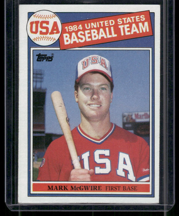 1985 Topps #401 Mark McGwire